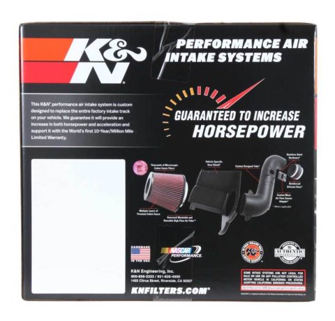 K&N 19-20 Jeep Cherokee L4-2.4L Performance Air Intake Kit thumbnail 8