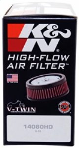 K&N S&S FILTER 6in OD x 4-5/8in ID x 2-3/16in H Replacement Filter for Harley-Davidson thumbnail 6
