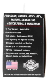 K&N Performance Electric Fuel Pump 4-7 PSI thumbnail 4