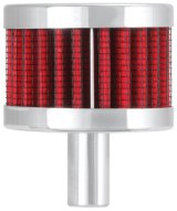 K&N Steel Base Chrome Top Crankcase Vent Filter 1/2in. Vent / 2in. OD / 1-1/2in. Height thumbnail 1