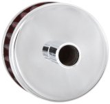 K&N Steel Base Chrome Top Crankcase Vent Filter 1/2in. Vent / 2in. OD / 1-1/2in. Height thumbnail 4