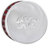 K&N Steel Base Chrome Top Crankcase Vent Filter 1/2in. Vent / 2in. OD / 1-1/2in. Height thumbnail 5