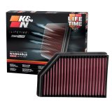 K&N 2020 Chevrolet Silverado 2500/3500 6.6L Diesel Drop In Replacement Air Filter thumbnail 2