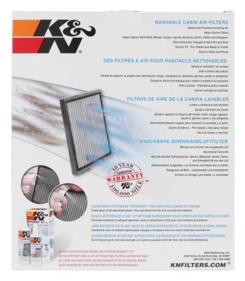 K&N 12-20 Hyundai/Kia Tucson/Sportage/Kona/Veloster Cabin Air Filter thumbnail 5