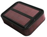 K&N Custom Racing Assembly Carbon Fiber 4in Air Box w/o Base - Large thumbnail 1