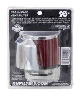K&N 1.5in Flange ID x 3in OD x 2.5in Height Clamp On Crankcase Vent Filter thumbnail 8