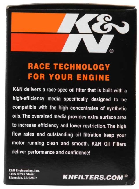 K&N Oil Filter 08-17 Harley-Davidson VRSCDX Night Rod Special 76 CI 3in OD x 3.844in Height thumbnail 6