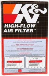 K&N Filter Universal Rubber Filter - Round Straight 3.5in Base OD x 3.5in Top OD x 5in H thumbnail 7