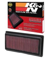 K&N Replacement Panel Air Filter 12-14 Nissan Versa 1.6L 1.031in H x 9.125in OS L x 4in OS W thumbnail 7