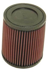 K&N Universal Rubber Filter 2-1/4in FLG x 5-1/8in Base x 4-5/8in Top x 6in Height thumbnail 1