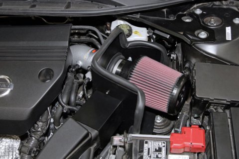K&N 69 Series Typhoon Performance Intake Kit - Silver for 13-14 Nissan Altima 2.5L L4 thumbnail 9