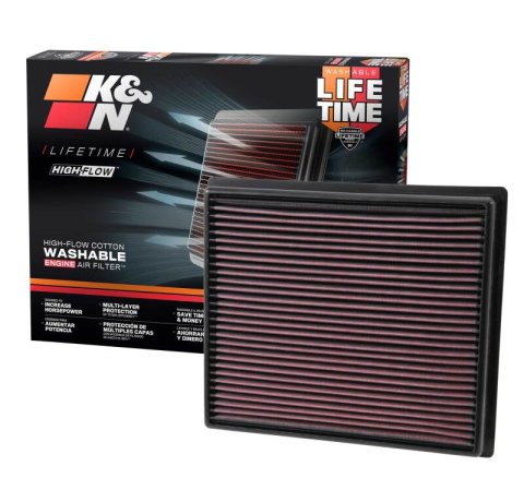K&N Replacement Panel Air Filter for Toyota 2014 Tundra 4.6L/5.7L/ 2014 Sequoia 5.7L V8 thumbnail 8