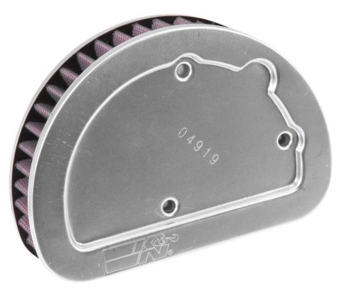 K&N Replacement Unique Air Filter 6.625in L x 4.75in W x 1.625in H with 1 Flange for Harley-Davidson thumbnail 2