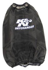 K&N Drycharger Black Air Filter Wrap - Round Tapered thumbnail 1