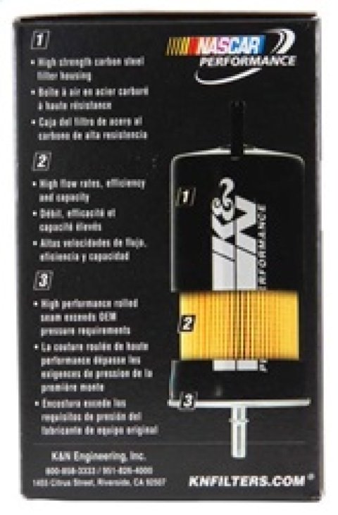 K&N Cellulose Media Fuel Filter 2.125in OD x 4.281in L thumbnail 8