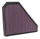 K&N Replacement Panel Air Filter for 14-15 Cadillac CTS V-Sport 3.6L V6 thumbnail 2