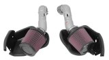 K&N 14-15 Infiniti Q50 3.7L V6 Dual Silver Typhoon Short Ram Intakes thumbnail 4