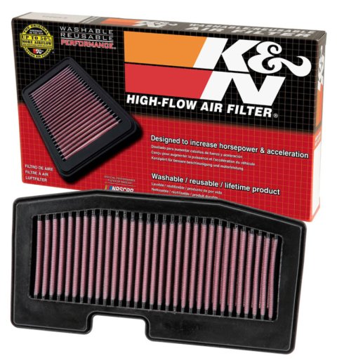 K&N 2013 Triumph Street Triple 675 Replacement Air Filter thumbnail 1