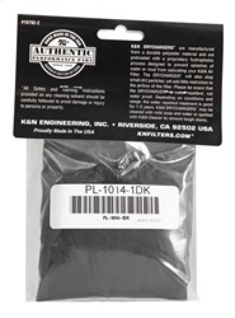 K&N Polaris Black Round Drycharger Air Filter Wrap 11.25inx3inx3in thumbnail 6