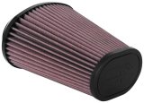 K&N Universal Clamp-On Air Filter 2.844x4.813in Flg ID x 6.5x4.75in B OD x 4.5x3.25in T OD x 7.5in H thumbnail 1