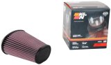 K&N Universal Clamp-On Air Filter 2.844x4.813in Flg ID x 6.5x4.75in B OD x 4.5x3.25in T OD x 7.5in H thumbnail 3