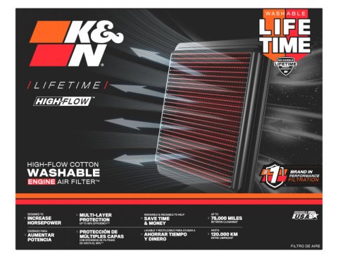K&N Honda VTR1000 1997-2005 Air Filter thumbnail 5