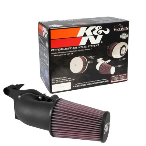 K&N FIPK H/D Touring Models 2017-2018 BLACK Performance Air Intake System thumbnail 2