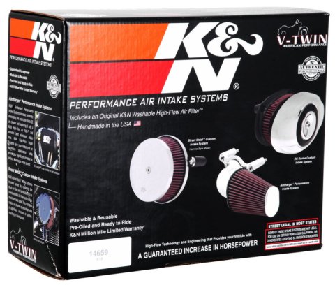 K&N FIPK H/D Touring Models 2017-2018 BLACK Performance Air Intake System thumbnail 8