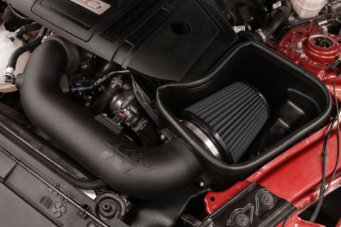 K&N 18-23 Ford Mustang GT 5.0L V8 F/I DRYFLOW Performance Air Intake System thumbnail 6