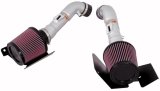 K&N 07-08 350z Dual Silver Typhoon Short Ram Intake thumbnail 1