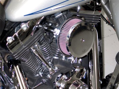 K&N Harley-Davidson Dyna Wide Glide 103 CI Street Metal Intake System-Hammer thumbnail 1