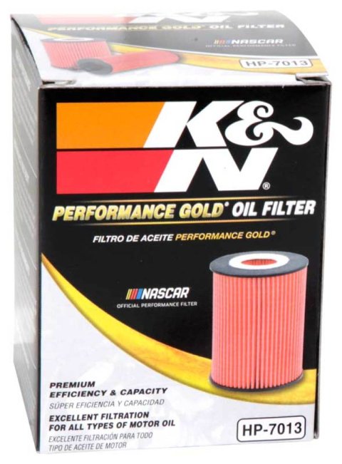 K&N 07-09 Mazdaspeed3 Performance Gold Oil Filter (OEM style cartridge filter) thumbnail 4