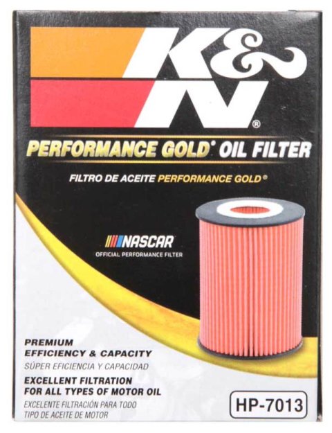 K&N 07-09 Mazdaspeed3 Performance Gold Oil Filter (OEM style cartridge filter) thumbnail 8