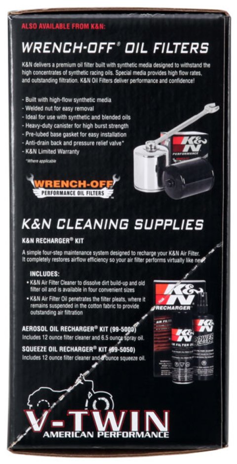 K&N 01-14 Harley-Davidson Softail/DYNA FL Performance Intake Kit thumbnail 3