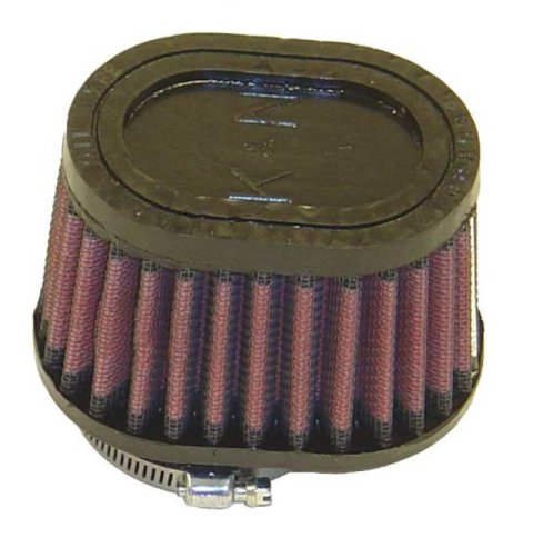 K&N Filter Universal Rubber Filter Oval Tapered 4in Base O/S L x 3.5in Top O/S L x 2.75in H thumbnail 1
