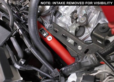 K&N 23-24 Toyota GR Corolla L3 1.6L Charge Pipe Kit - Wrinkle Red thumbnail 5