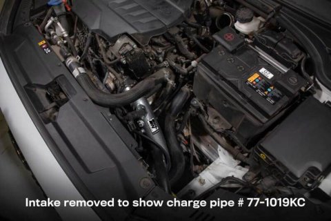 K&N 20-22 Hyundai Veloster N 2.0L L4 Aluminum Charge Pipe Kit - Gunmetal Gray thumbnail 2
