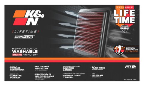 K&N 23-25 Ford Escape Replacement Air Filter thumbnail 5