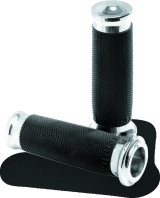 Performance Machine Contour Renthal Wrapped Grips - Chrome thumbnail 2