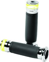 Performance Machine Contour Led Handle Grip Set - Chrome thumbnail 3