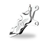 Performance Machine Front 6 Piston Diff Bore Caliper - Chrome thumbnail 1