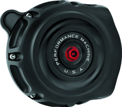 Performance Machine Vintage Air Cleaner - Black Ops thumbnail 2