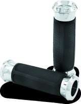 Performance Machine Handle Grip Set Overdrive - Chrome thumbnail 2