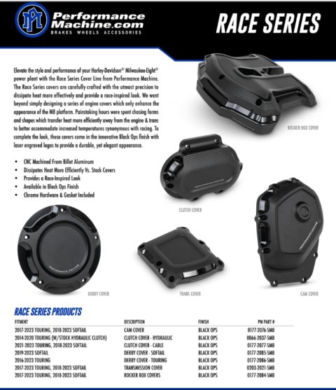 Performance Machine Race Series Clutch Slave Housing - Black Ops thumbnail 2
