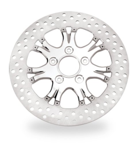 Performance Machine Disc/Carr 11.8 Heathen Front - Chrome