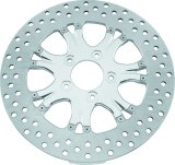 Performance Machine Disc/Carr 11.8 Heathen Rear - Chrome thumbnail 2