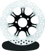 Performance Machine Disc/Carr 11.8 Virtue Rear Right - Contrast Cut Platinum thumbnail 2