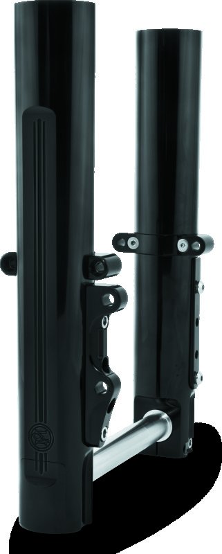 Performance Machine 08-13 FL Lower Leg Assembly - Black Ano thumbnail 2