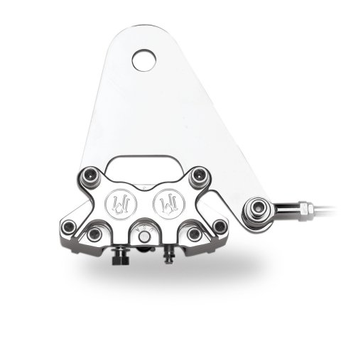 Performance Machine Rear Brake 125x4R x Stock Disc - Chrome