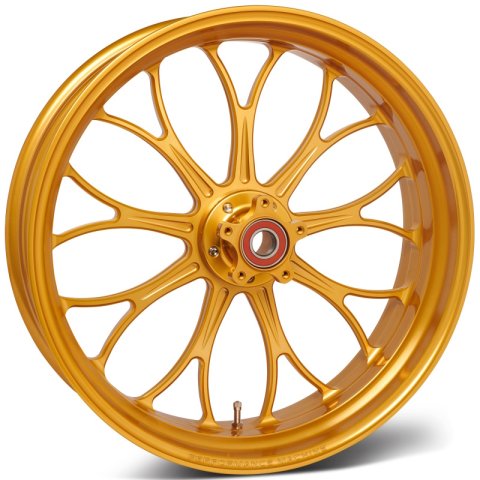 Performance Machine 21x3.5 Forged Wheel Revolution - Gold Ano thumbnail 1